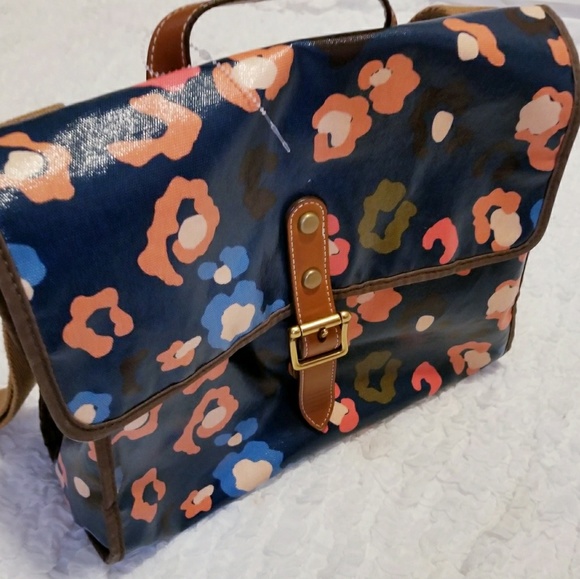 Fossil Handbags - 'Key-Per' Print Coated Canvas Crossbody Bag